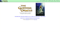 Desktop Screenshot of goddessoracle.com